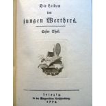Goethe - Werther Nachdrucke 2 Bde.