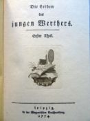 Goethe - Werther Nachdrucke 2 Bde.