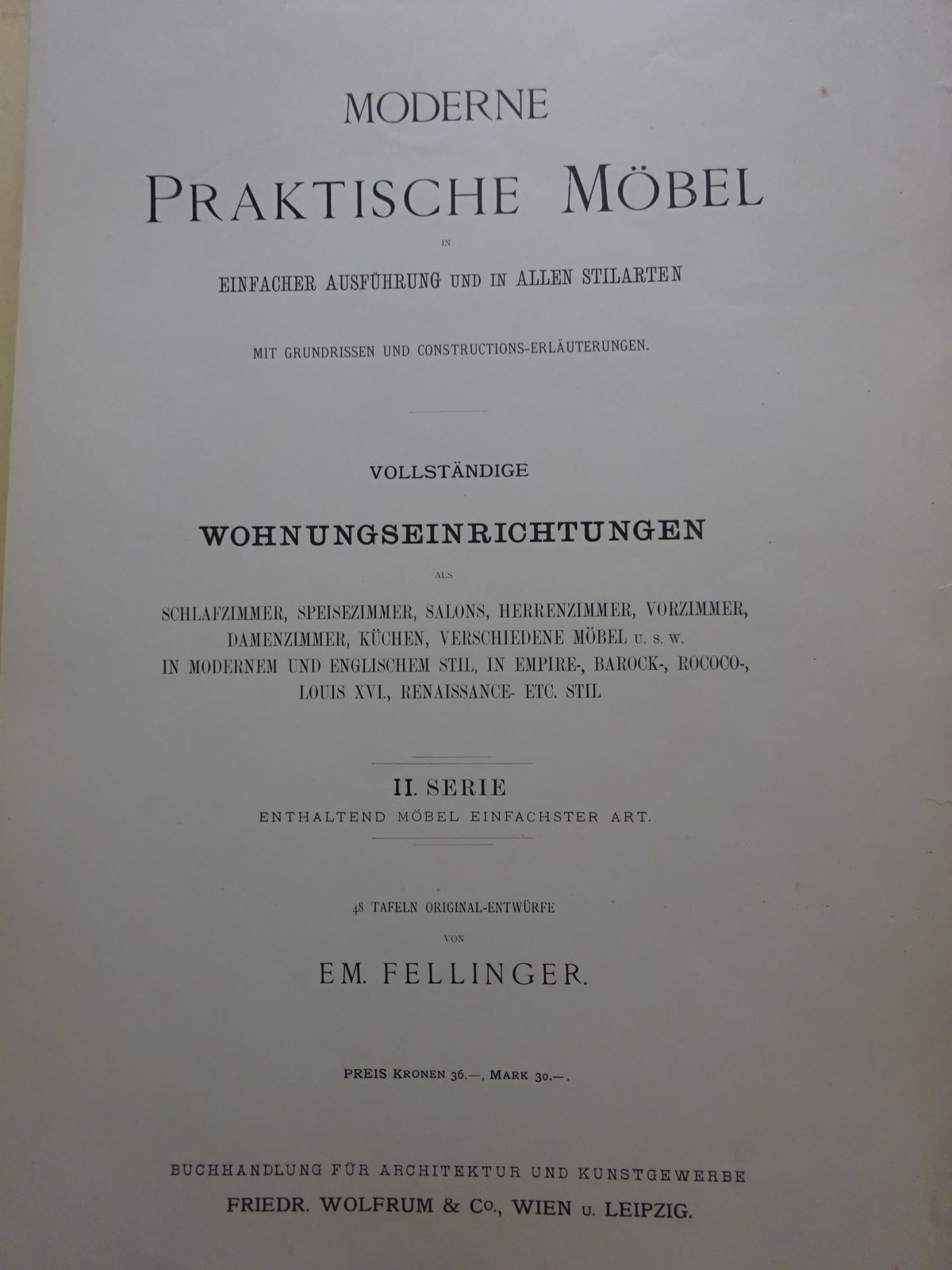 Fellinger - Praktische Möbel 2 Bde. - Image 2 of 6