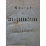 Kant - Critik der Urtheilskraft