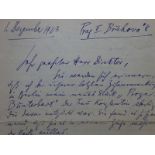 Brod - Brief an Theaterdirektor 1923