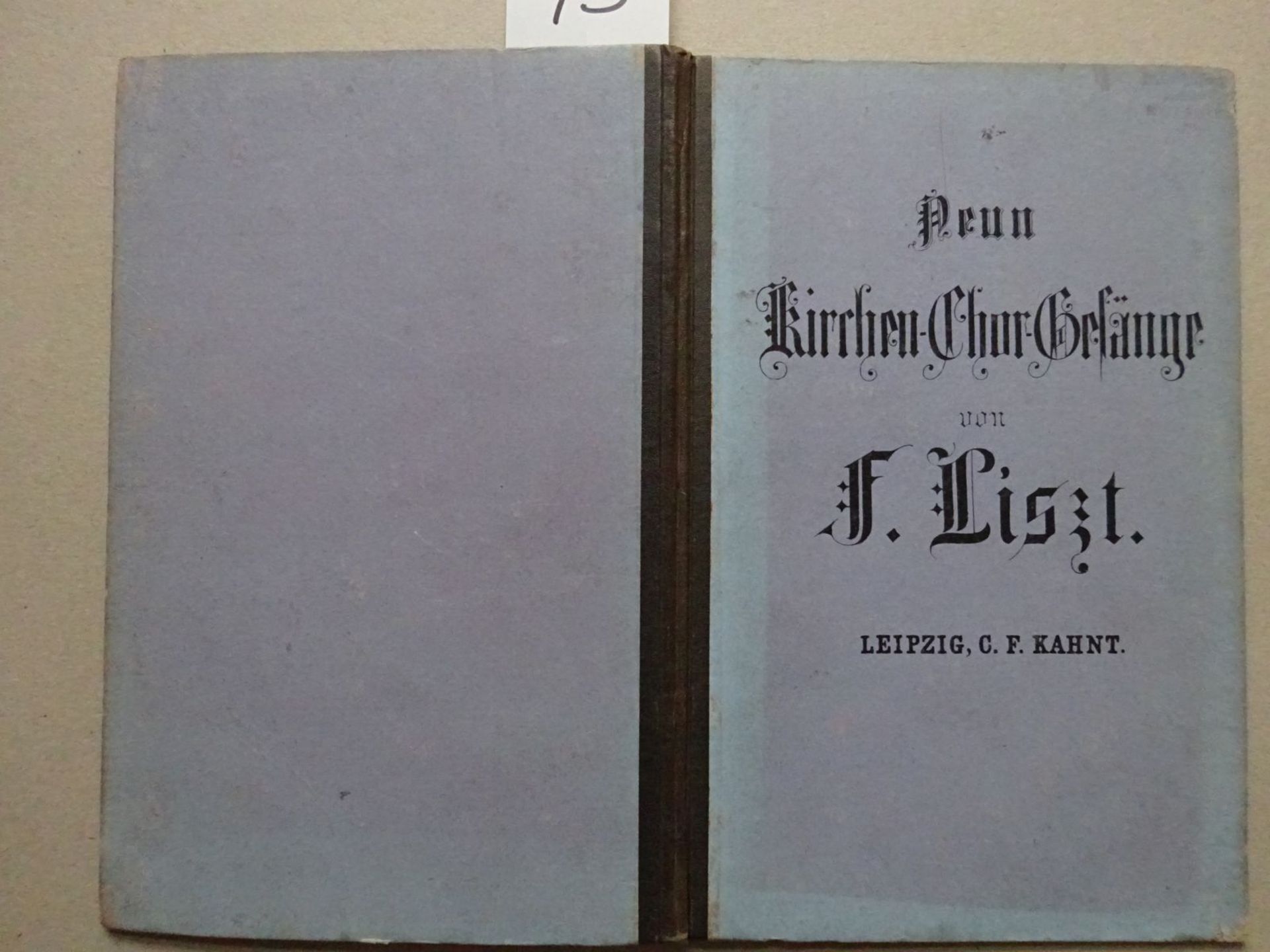 Liszt - Kirchen-Chor-Gesänge - Bild 4 aus 4