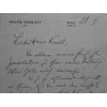 Brod - 3 Briefe an Krell 1926