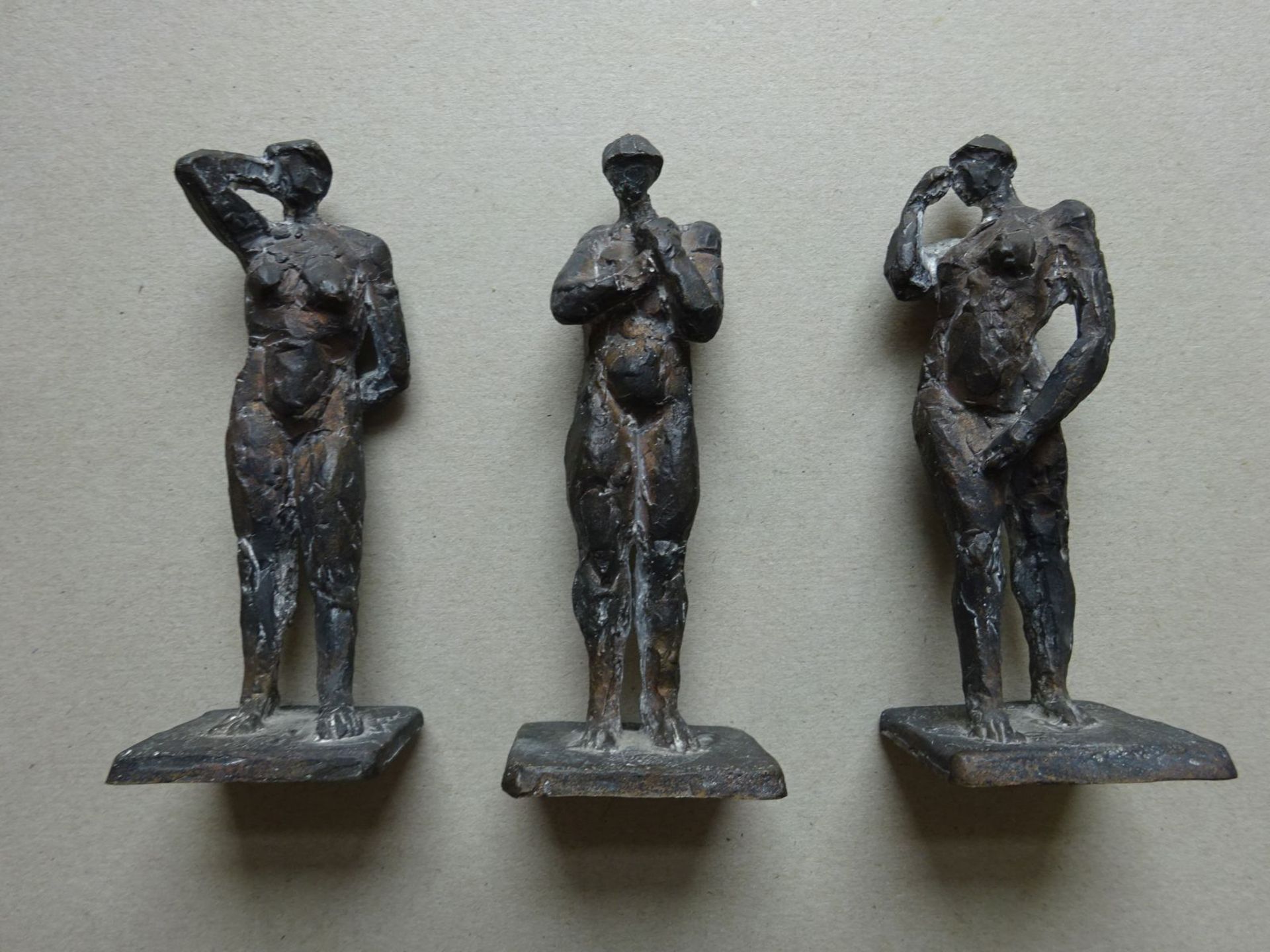 Wilde - 3 Bronzeskulpturen - Bild 2 aus 4