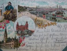 Postkartenalbum Hamburg