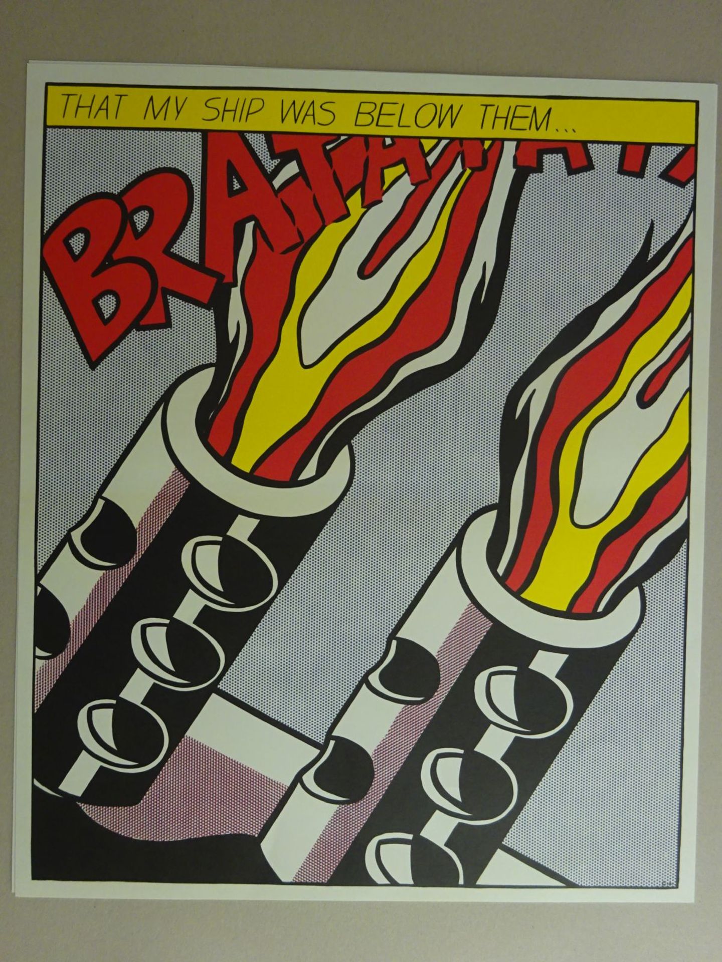 Lichtenstein - As I opened fire 3 Bll - Bild 3 aus 6