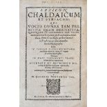 Buxtorf - Lexicon Chaldaicum Syriacum