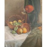 Büttner (Maler/in des 20. Jhs.). Obststillleben. Öl/Lw., re./u./sign./dat. (19)64, 82 x 63,5 cm. **