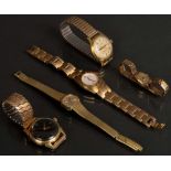 Fünf Armbanduhren, u.a. Marke „Anker“, „Esprit“, „Para“. (Funktion ungeprüft)