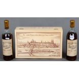 Zwei Flaschen „Saint-Croix-Du-Mont 1969 Chateau Fichon Grand Cru“. (Genießbarkeit unbekannt/