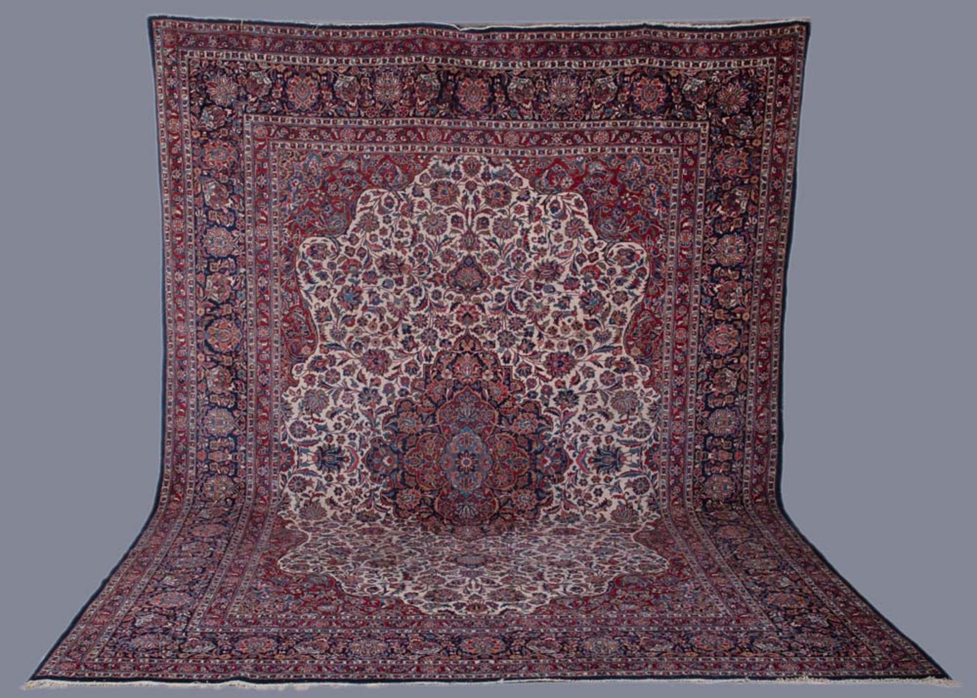 Keshan-Teppich, 350 x 270 cm. **