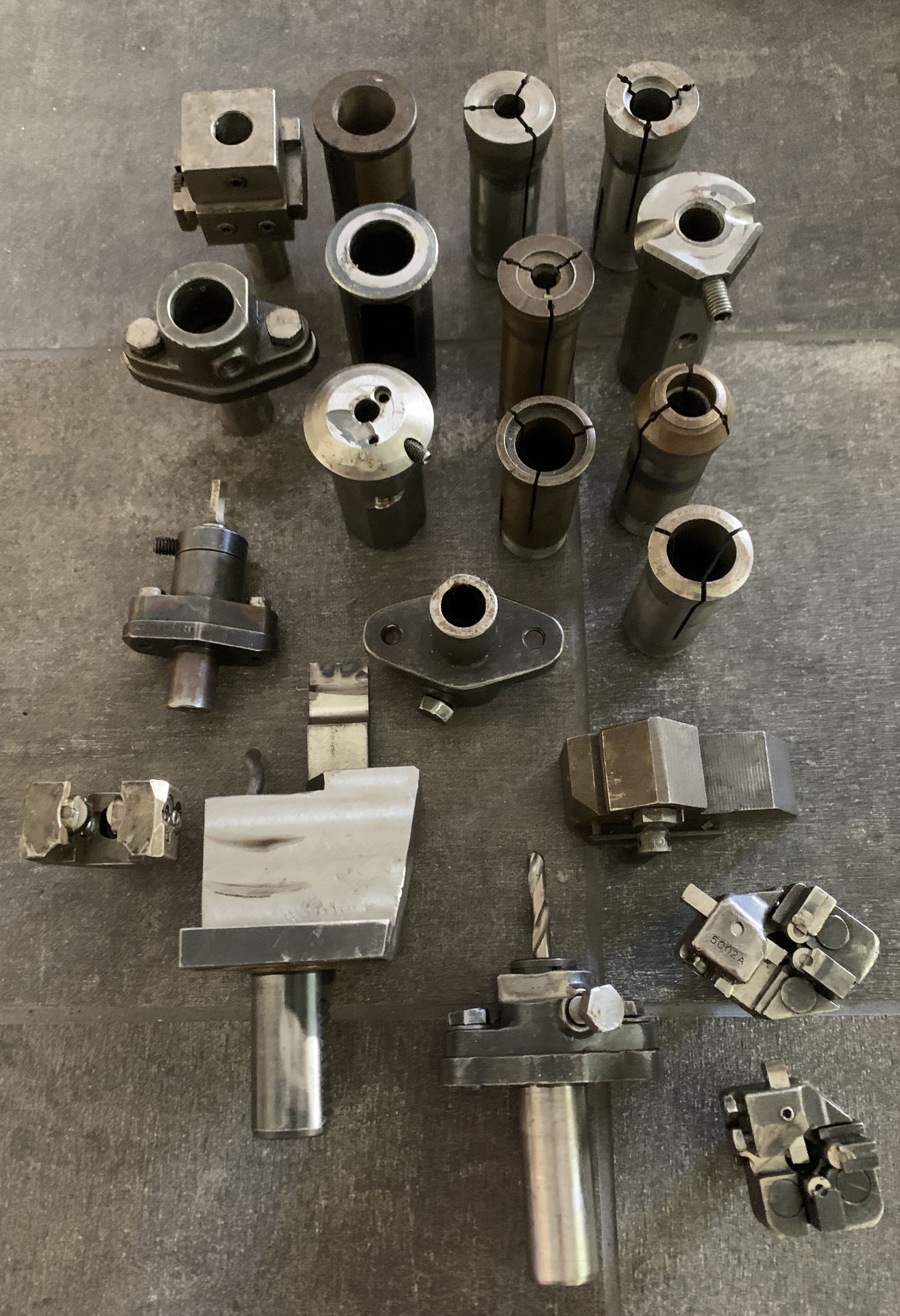 LOT OF MIXED TOOLING COLLETS + MIXED HOLDERS