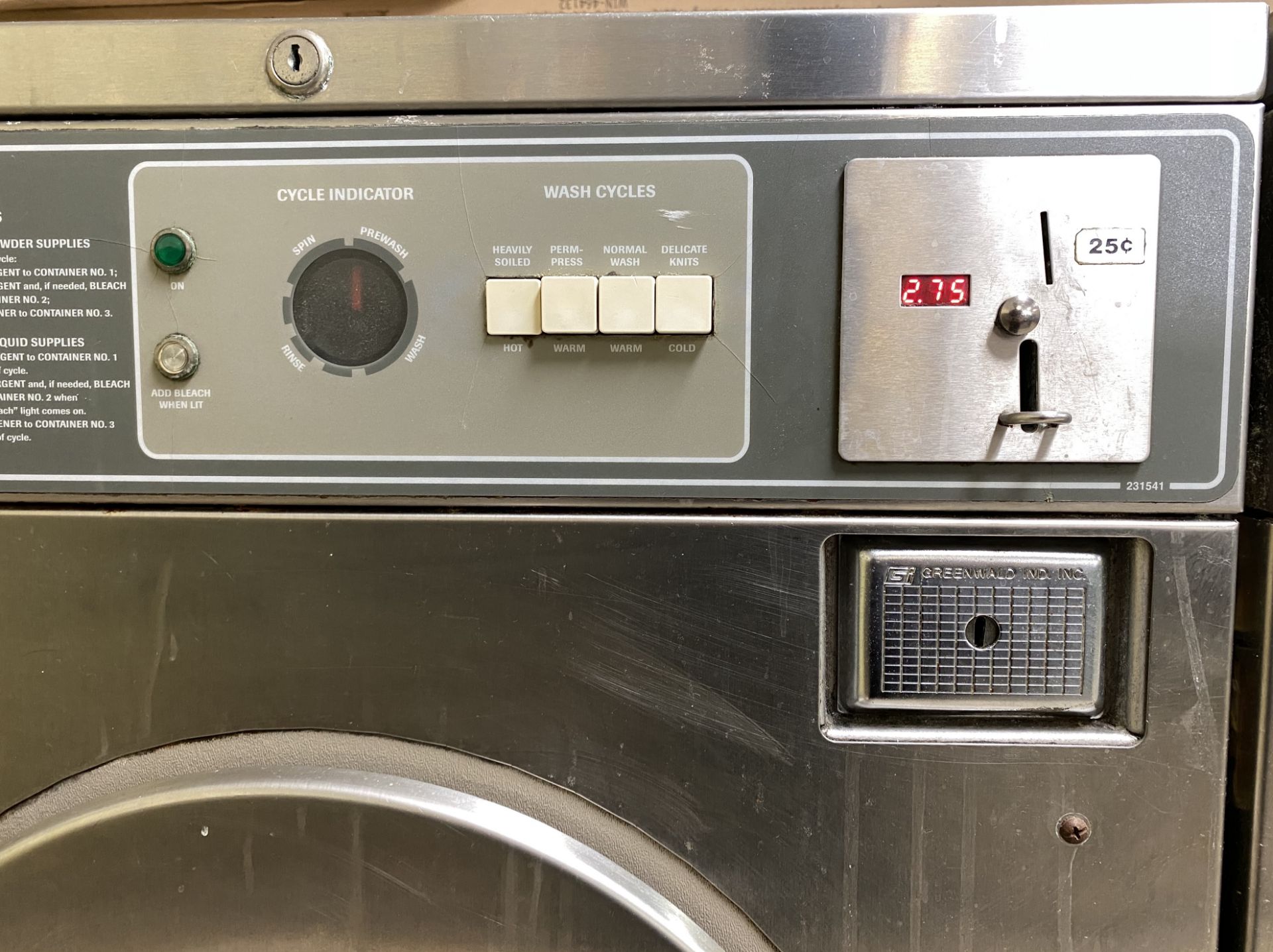 HUEBSCH HC20MD2OU60001 COIN OPERATED LAUNDRY MACHINE - Image 6 of 6