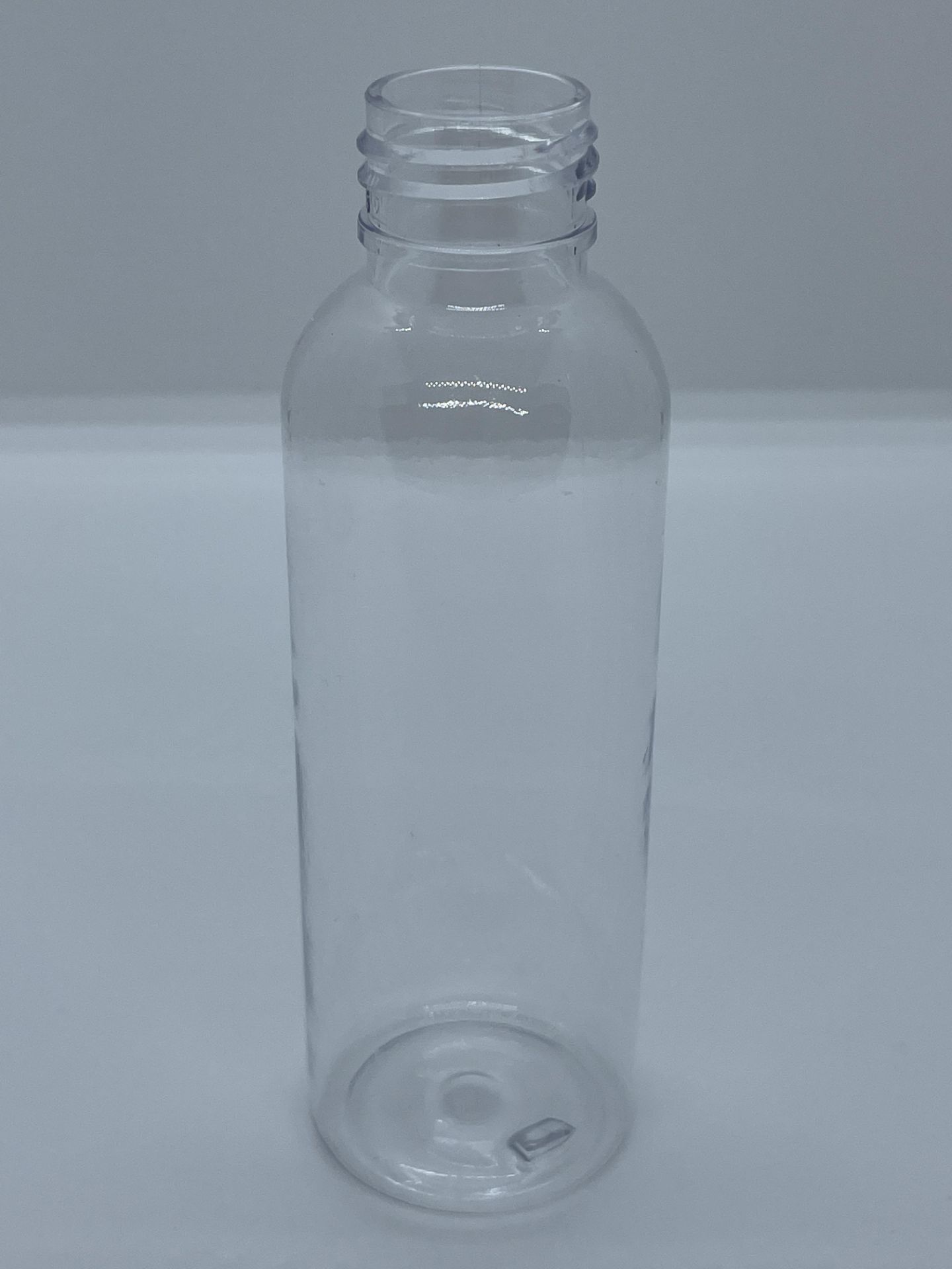 96,000 - Clear Plastic Bullet 4 oz Empty Bottles, 24-410 Threading Neck, 5" Tall, 1 5/8" Diameter - Image 2 of 4