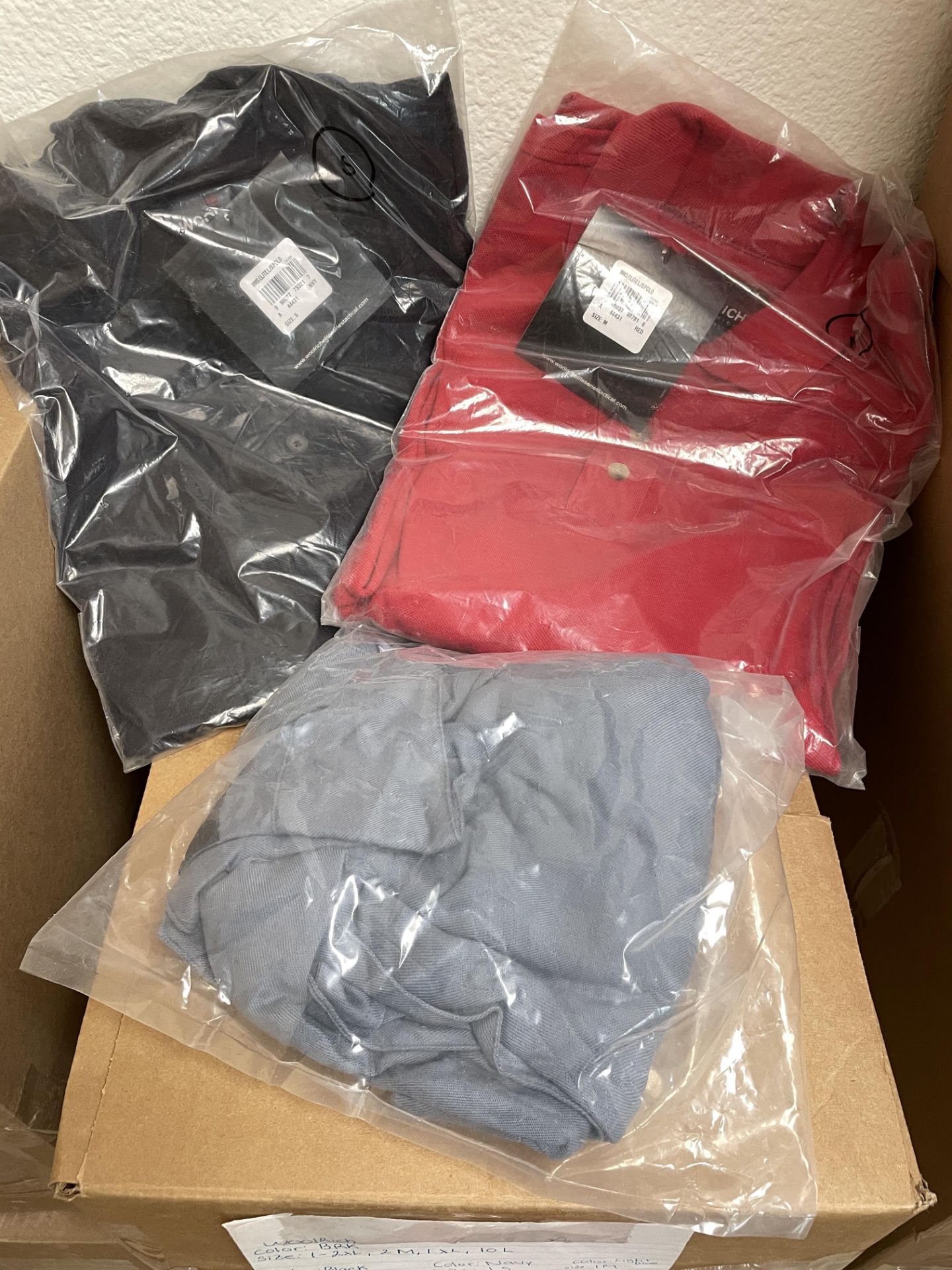 30 Woolrich Elite Series Polos, Various Colors, Various Sizes