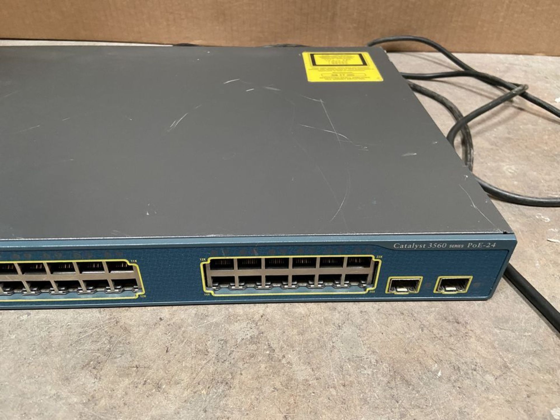 Catalyst 3560 Series PoE-24 Networking Equipment Switch/WS-C3560-24PS-S - Image 4 of 6