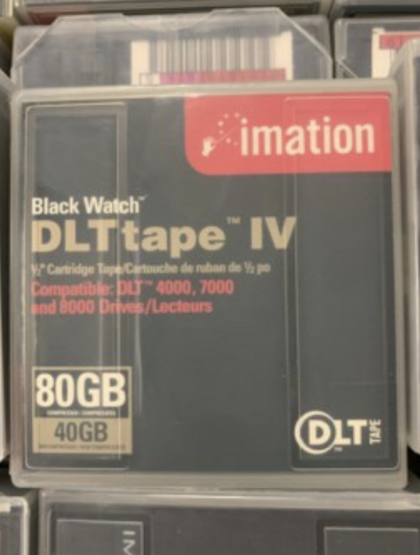 Large lot of Imation DLT Tape IV 80GB Cartridges - Image 2 of 6