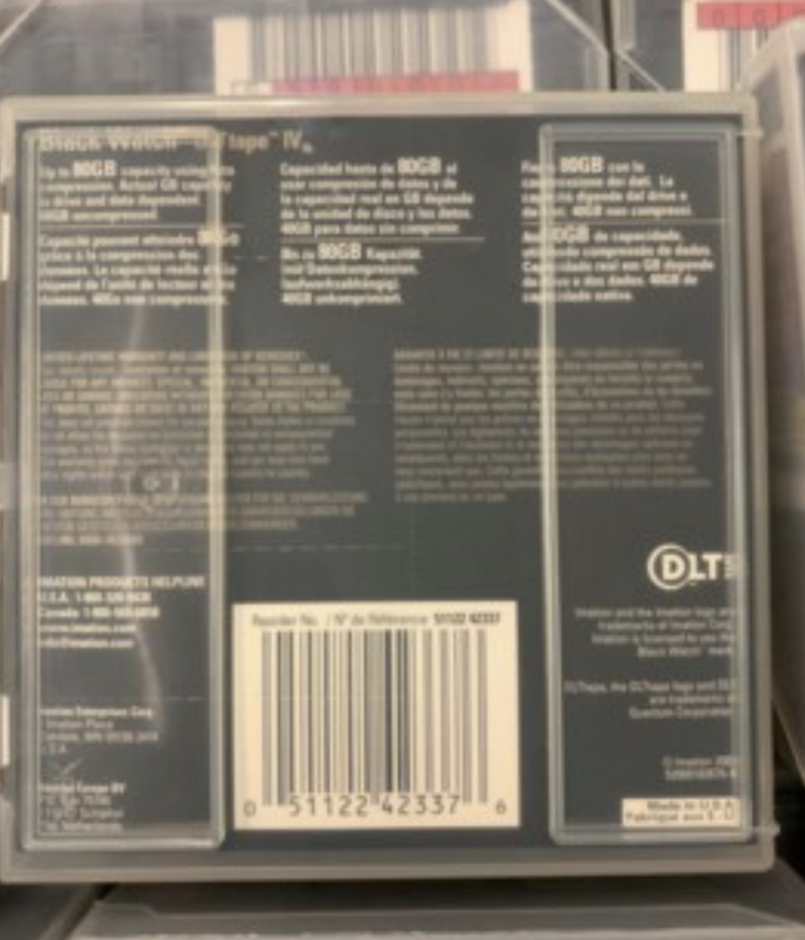 Large lot of Imation DLT Tape IV 80GB Cartridges - Image 4 of 6
