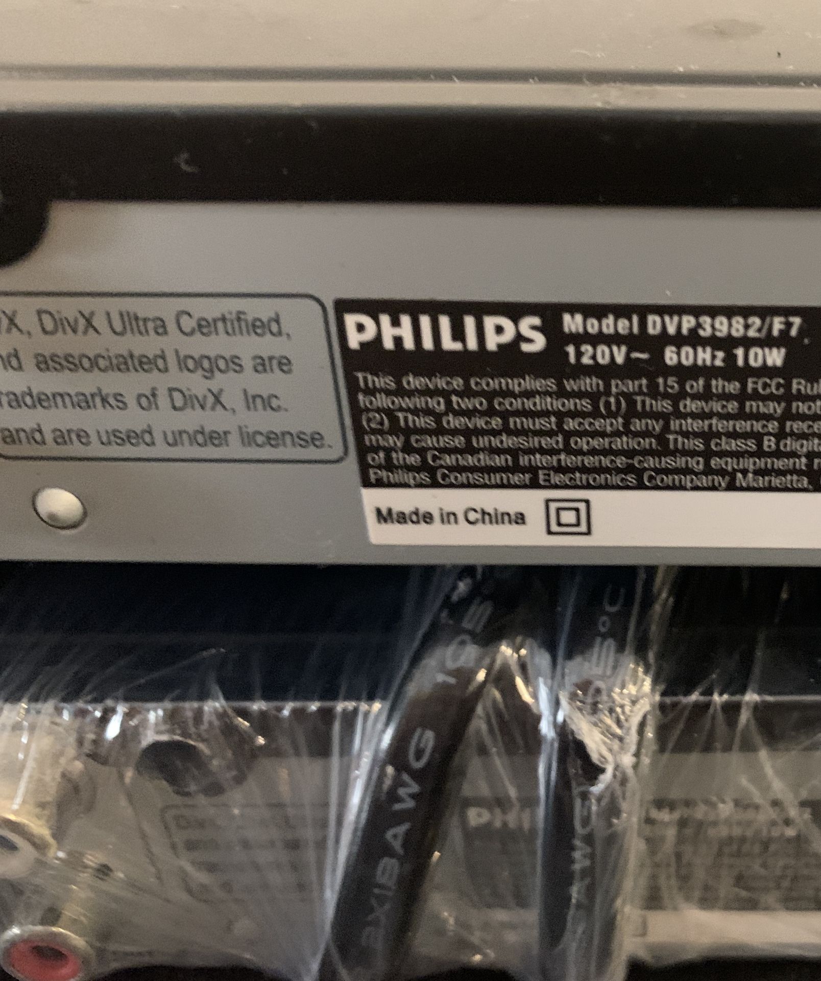 2 IDENTICAL PHILIPS DVD PLAYERS DVP3982/F7 - Image 2 of 2