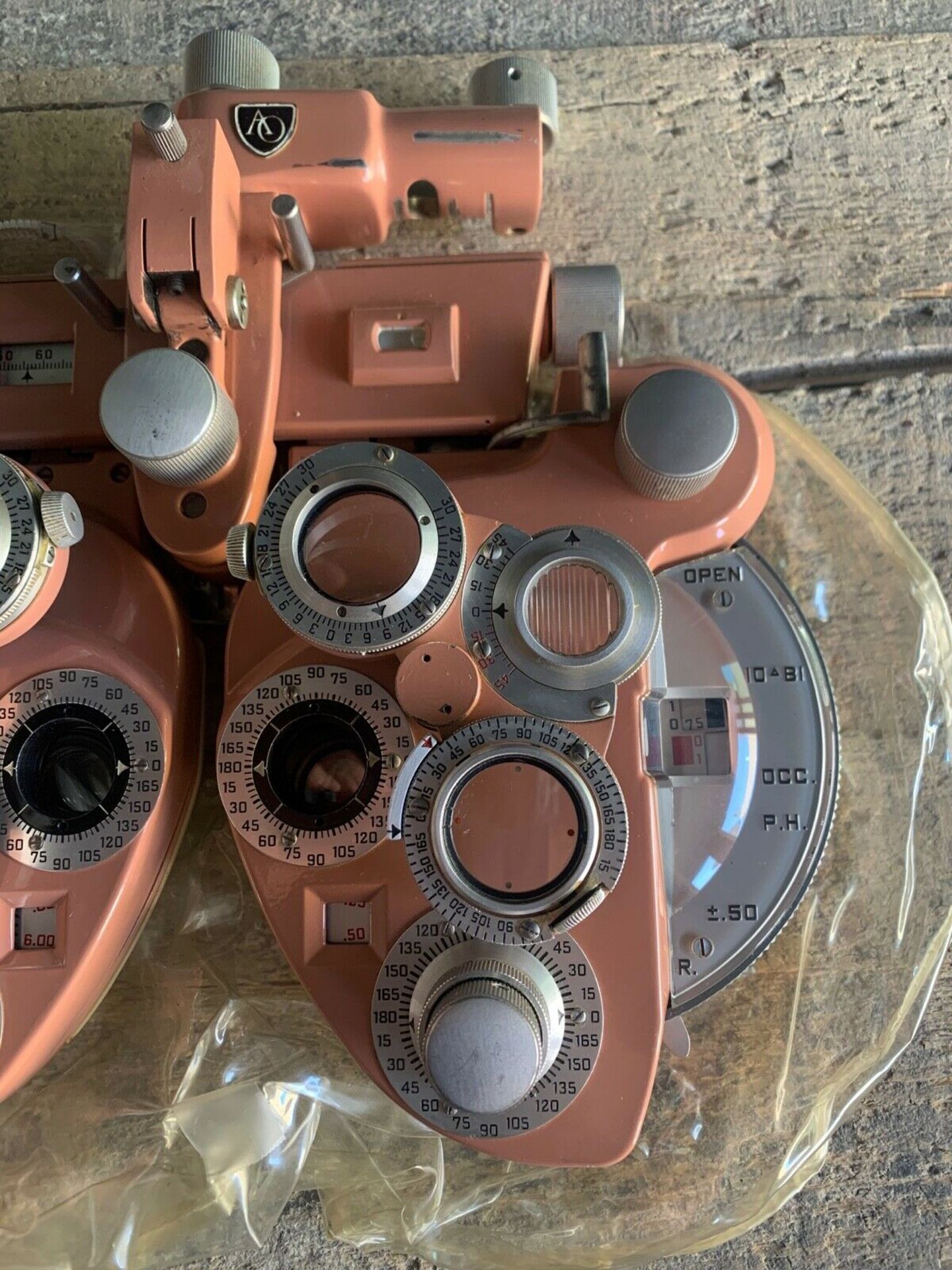 American Optical Minus Cylinder Phoropter Model 11320 Optometry Phoroptor - Image 4 of 8