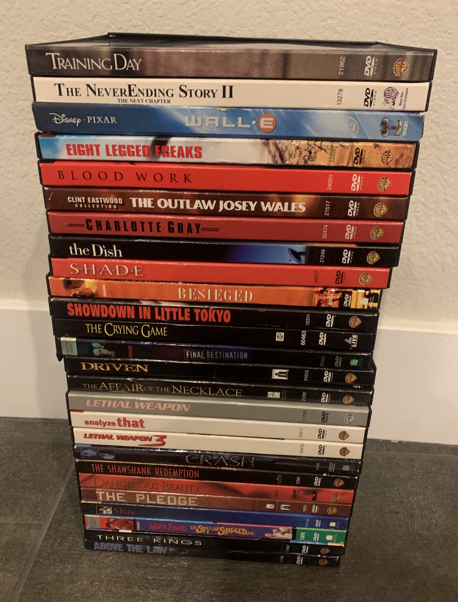 COLLECTION OF DVD'S ALL POPULAR TITLES FULL SNAP CASES