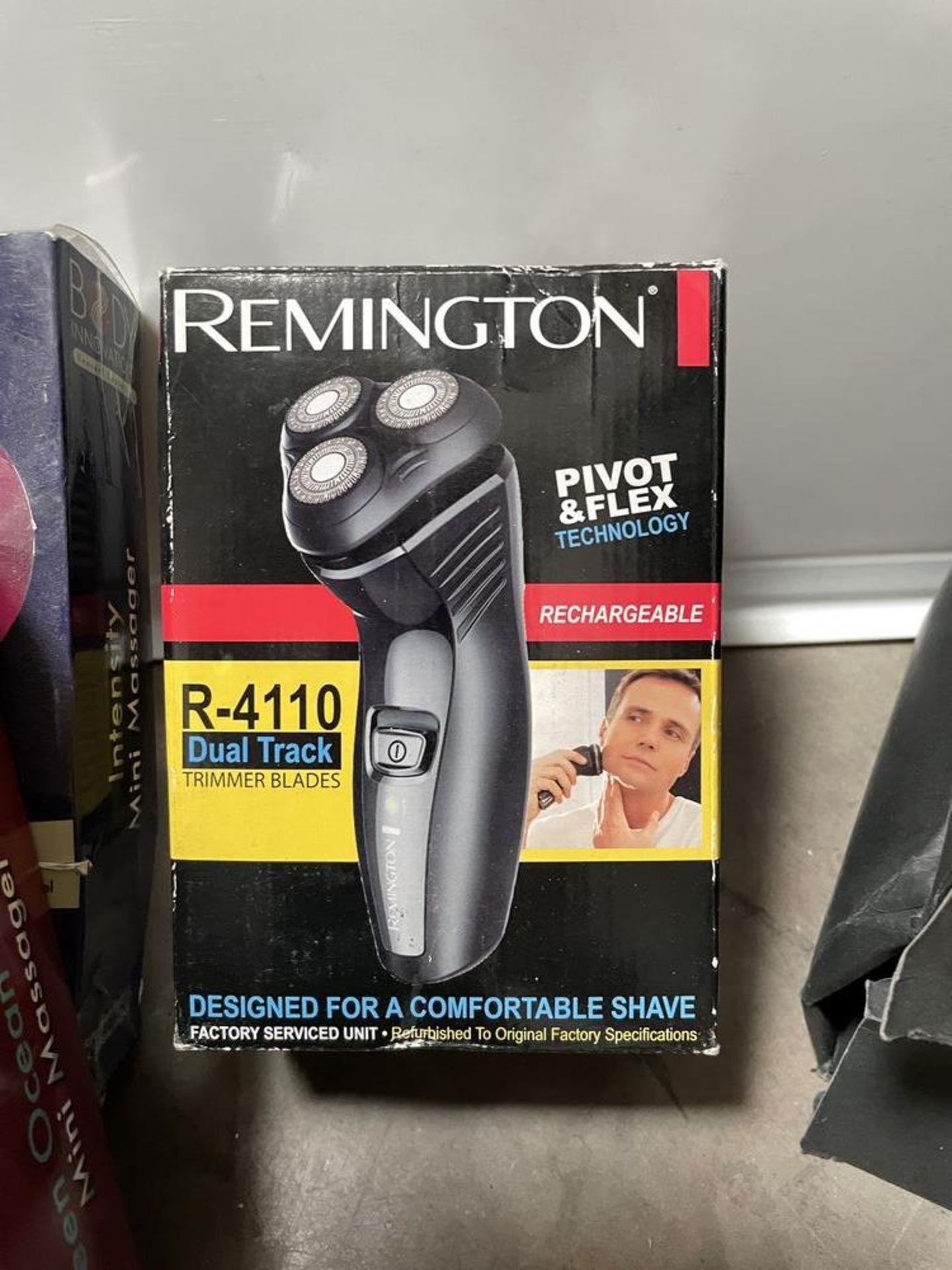 Misc Bathroom Items: Remington Electric Razor, 2 New Peronsal Massagers, 4 Shaver Holders - Image 2 of 4