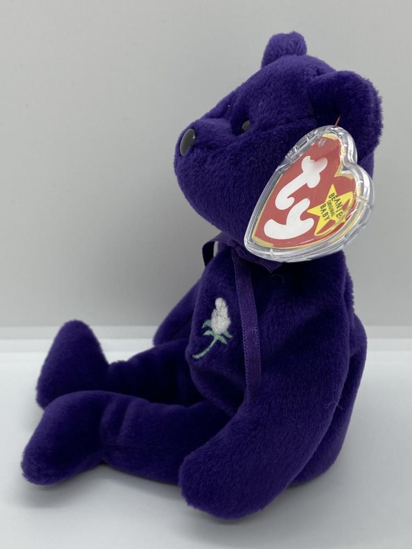 Ty Beanie Babies Princess Diana, 1997, PE Pellets, In Case w/ Tags - Image 5 of 11