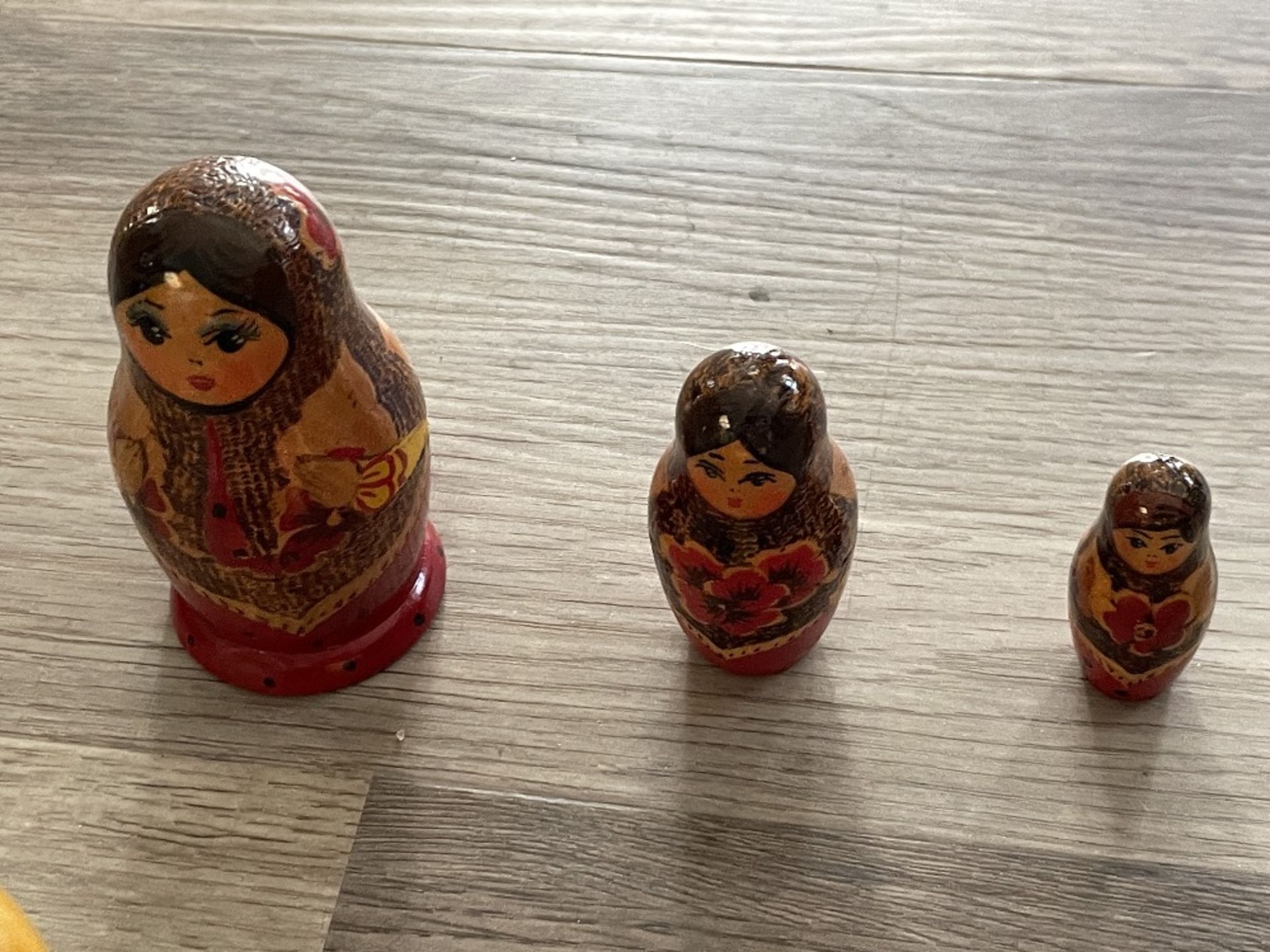 8 Russian Wood Nesting Dolls - Image 4 of 5