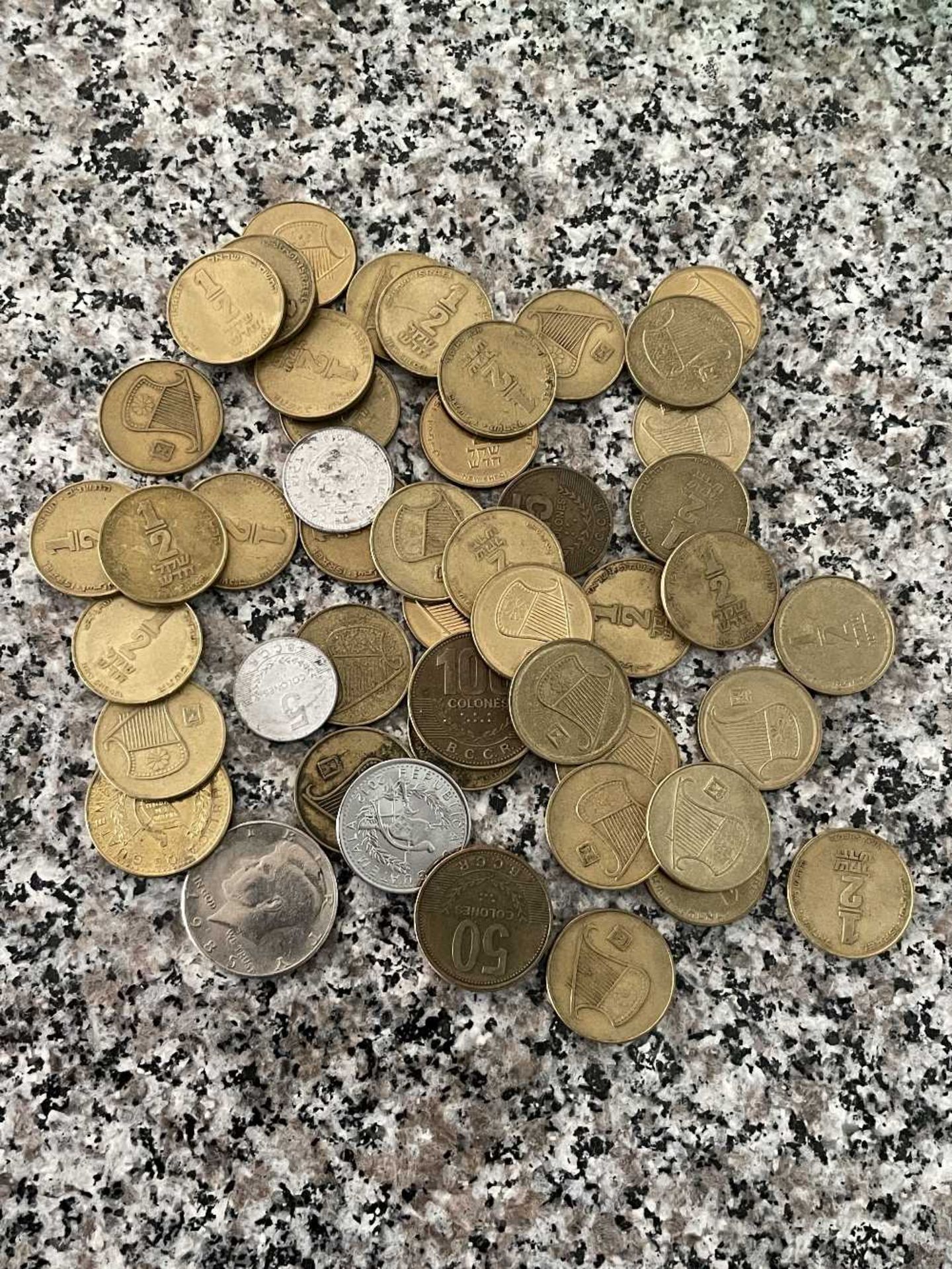 Collection of Coins from Israel, USA and Other International