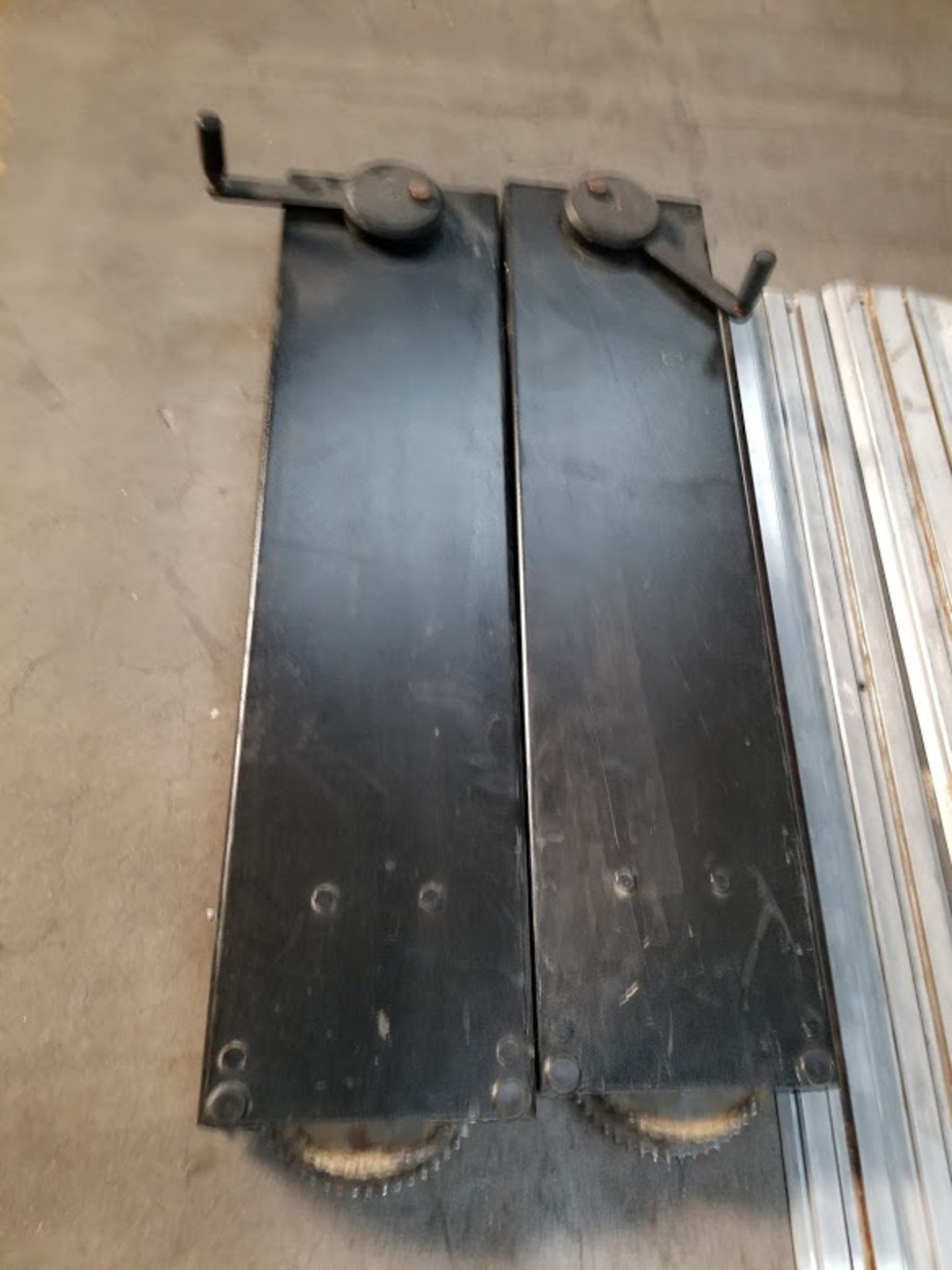 Aluminum Track Assembly, 4 - Carts, 3 - Aluminum Track 15 Foot Long - Image 8 of 10