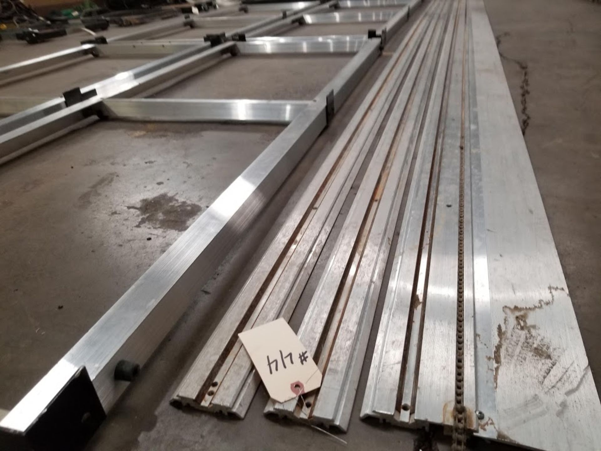 Aluminum Track Assembly, 4 - Carts, 3 - Aluminum Track 15 Foot Long - Image 4 of 10