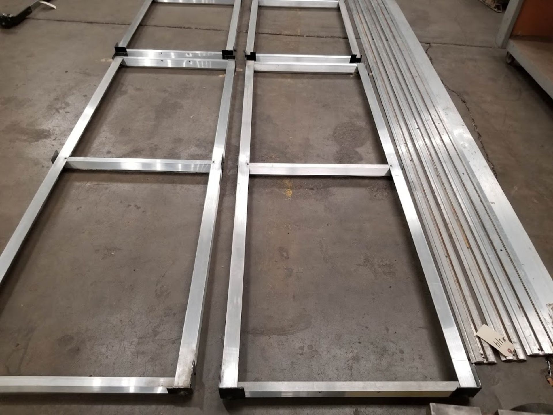 Aluminum Track Assembly, 4 - Carts, 3 - Aluminum Track 15 Foot Long - Image 2 of 10
