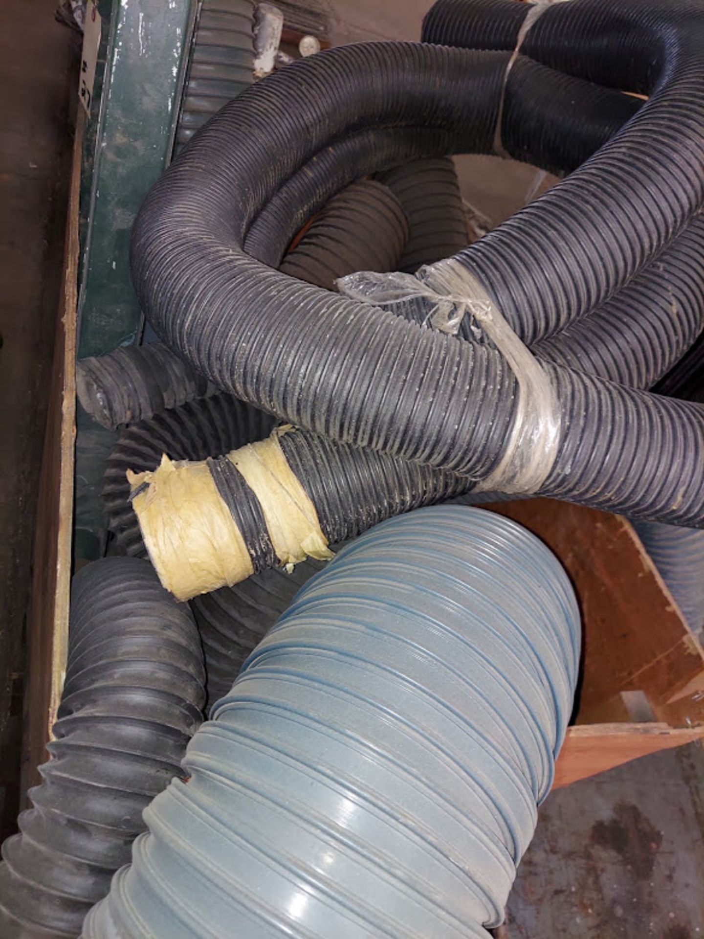 Misc Steel Dust Collecting Fittings & Hoses, Elbows, Blast Gates, Y's, & Reducers - Image 2 of 5