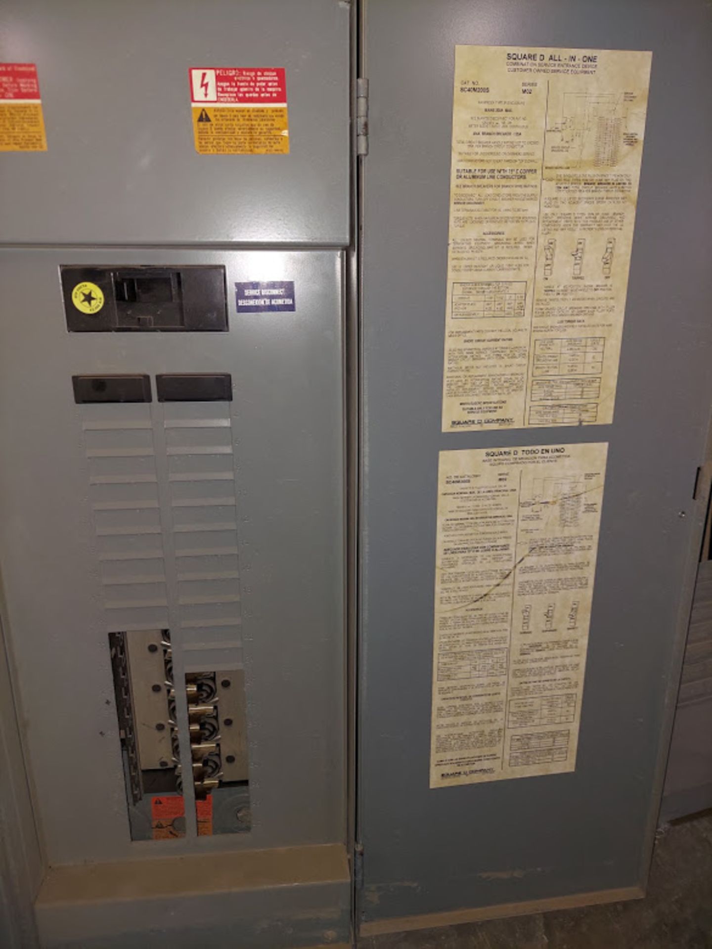 2 -Square D Electrical Service Panels - Image 2 of 3