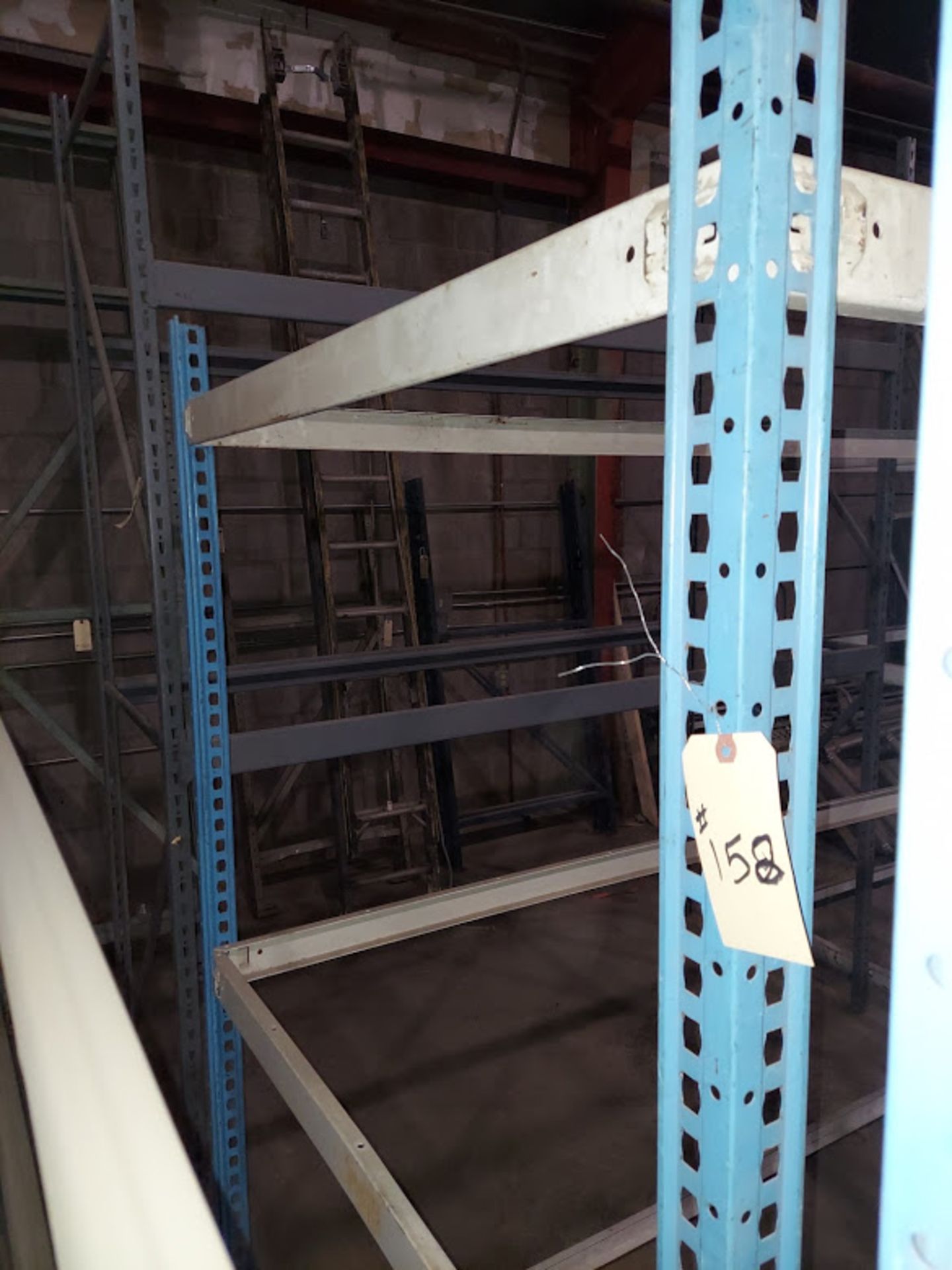 Blue & White Warehouse Rack, 49" x 97" x 87" Tall - Image 2 of 3