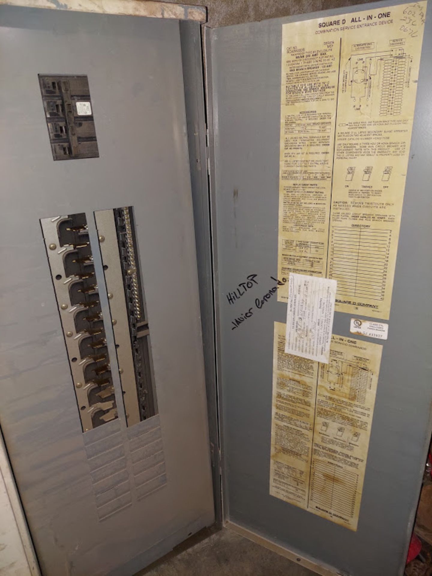 2 -Square D Electrical Service Panels - Image 3 of 3