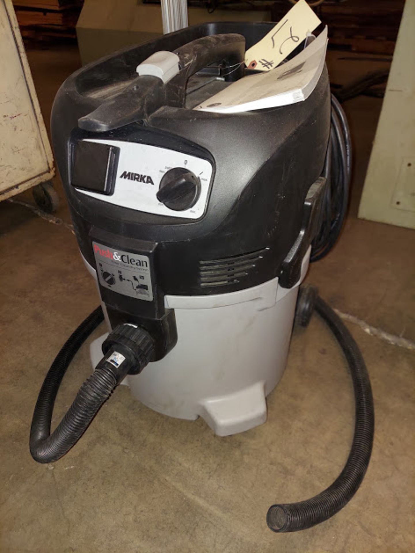 Mirka Shop Vac, Model #912 US, 120 Volt