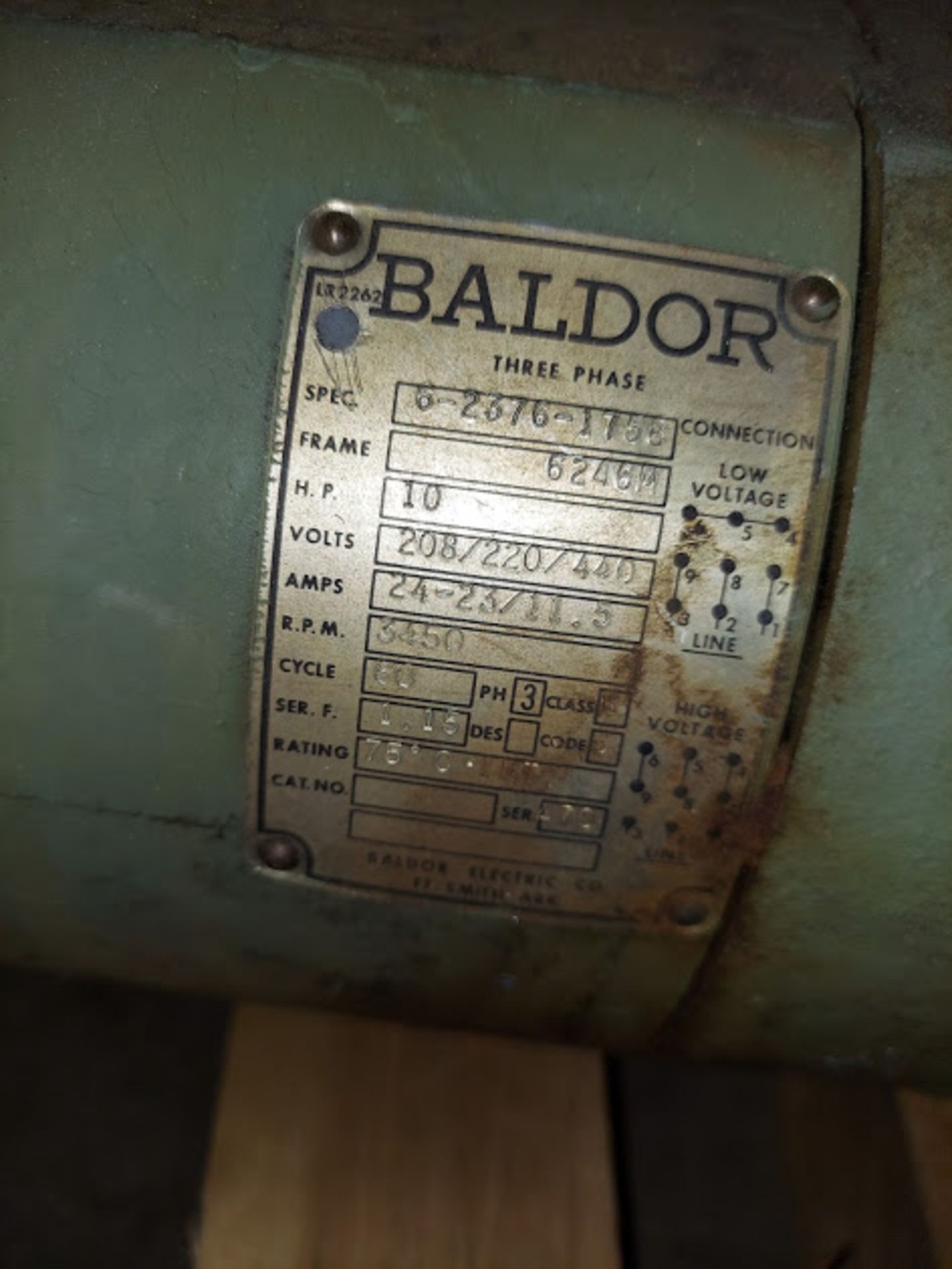 Pallet of Misc metal & Baldor Saw Motor 10 Hp 208, 220-440 Volt 3ph - Image 3 of 3