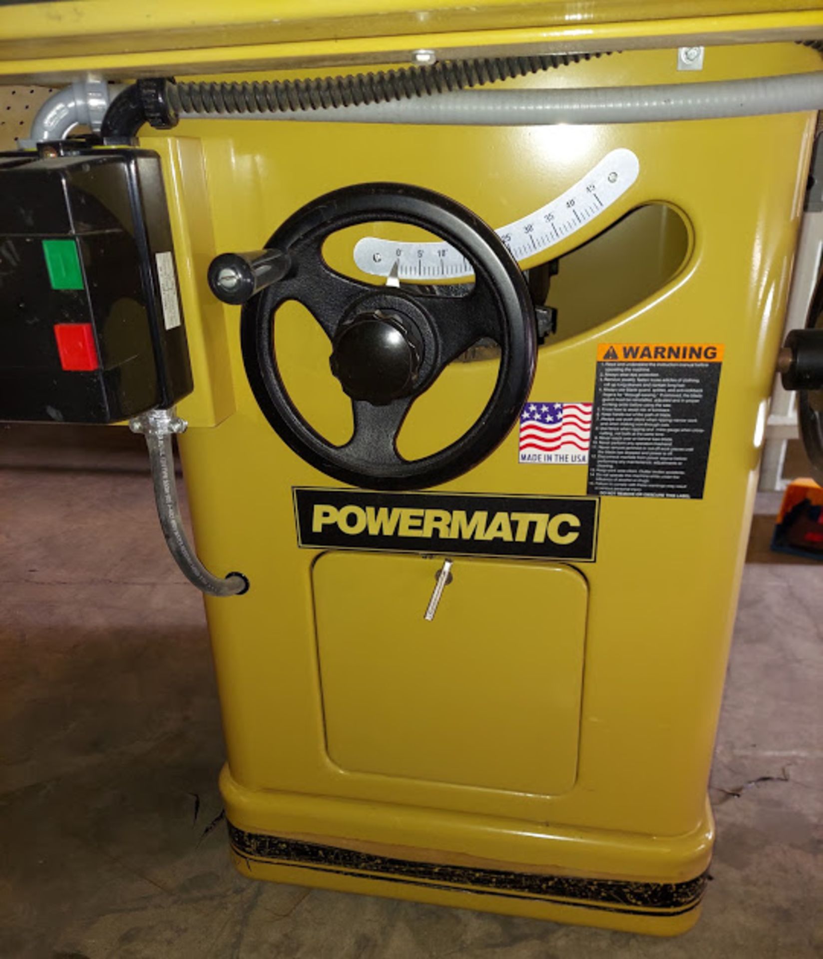 Powermatic 10" Table Saw, 5 Hp 3ph 230-460 Volt, 50" Rail & Fence` - Image 4 of 6