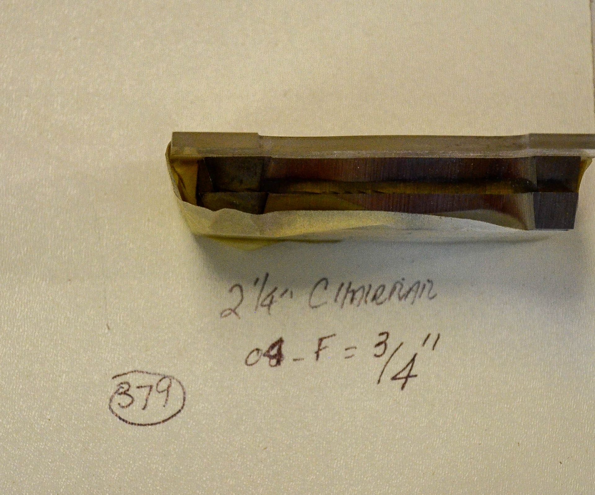 Moulding Knives, 2-1/4" ChairRail, 04 - F = 3/4", Knives are in Good Condition and Ready to Use ( - Image 2 of 2