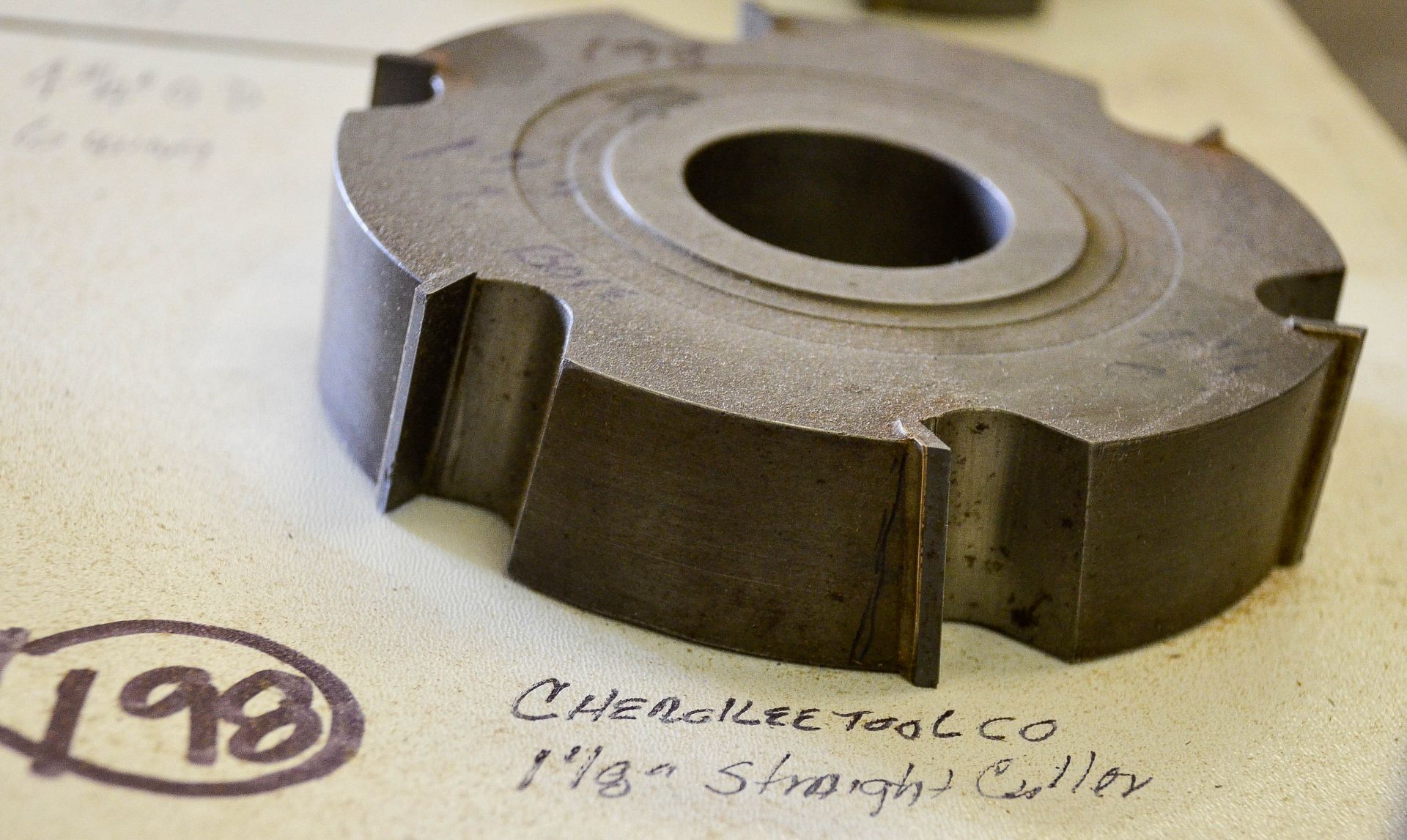 Shaper Cutter, Cherokee Tool Co, 1-1/8" Thick Cut x 4-3/4" Outside Diameter, 1/1/2" Bore, See Pi - Image 2 of 2