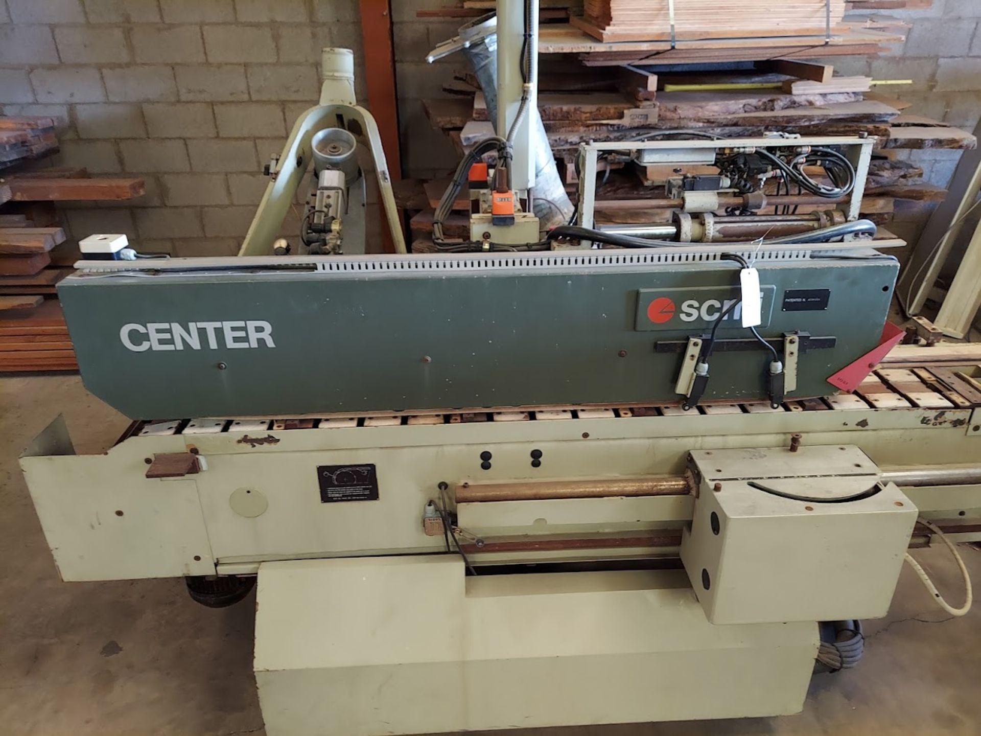 SCMI Center Machine, Model #Center, Shaper Spindle & 2-1/2" x 99" Sanding Belt Station, 230 volt 3ph - Image 2 of 5