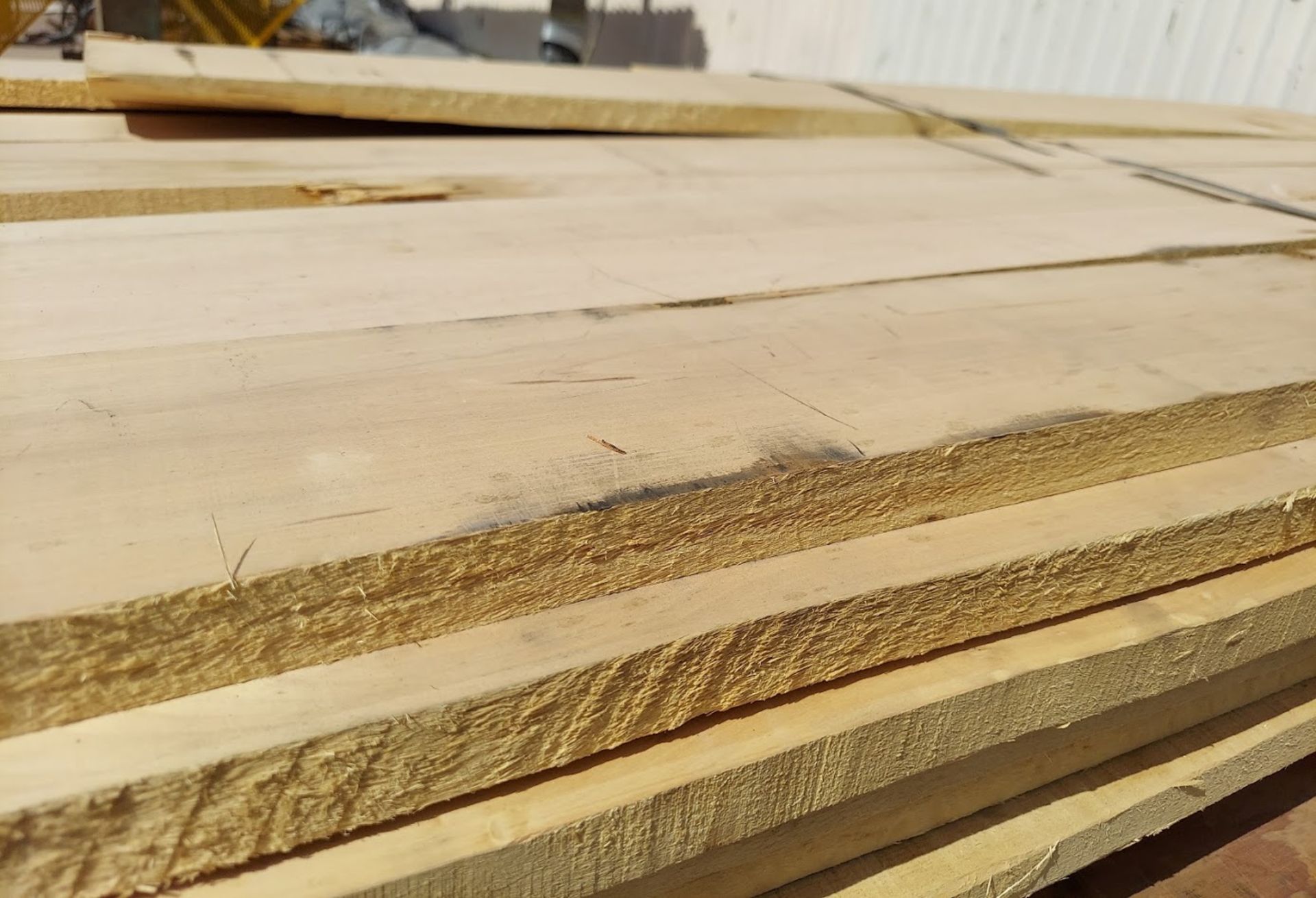 5/4 Basswood Lumber, Aprox 159 Board Feet, 1-1/8" Thick, 6' - 11' Lengths - Image 2 of 3