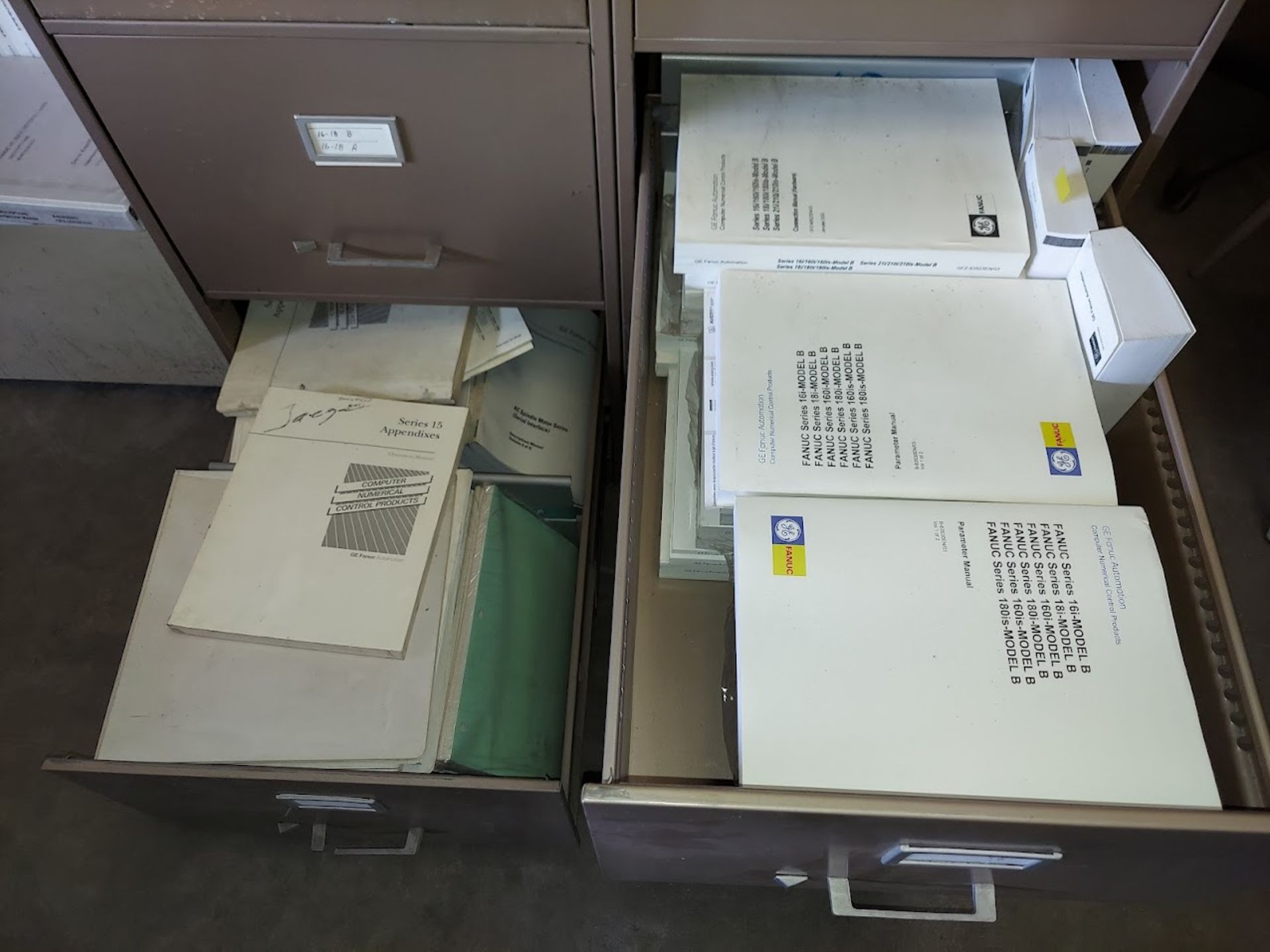 3 - Filing Cabinets full of GE Fanuc Automation Manuals, circuit board, & a lot more - Image 6 of 6