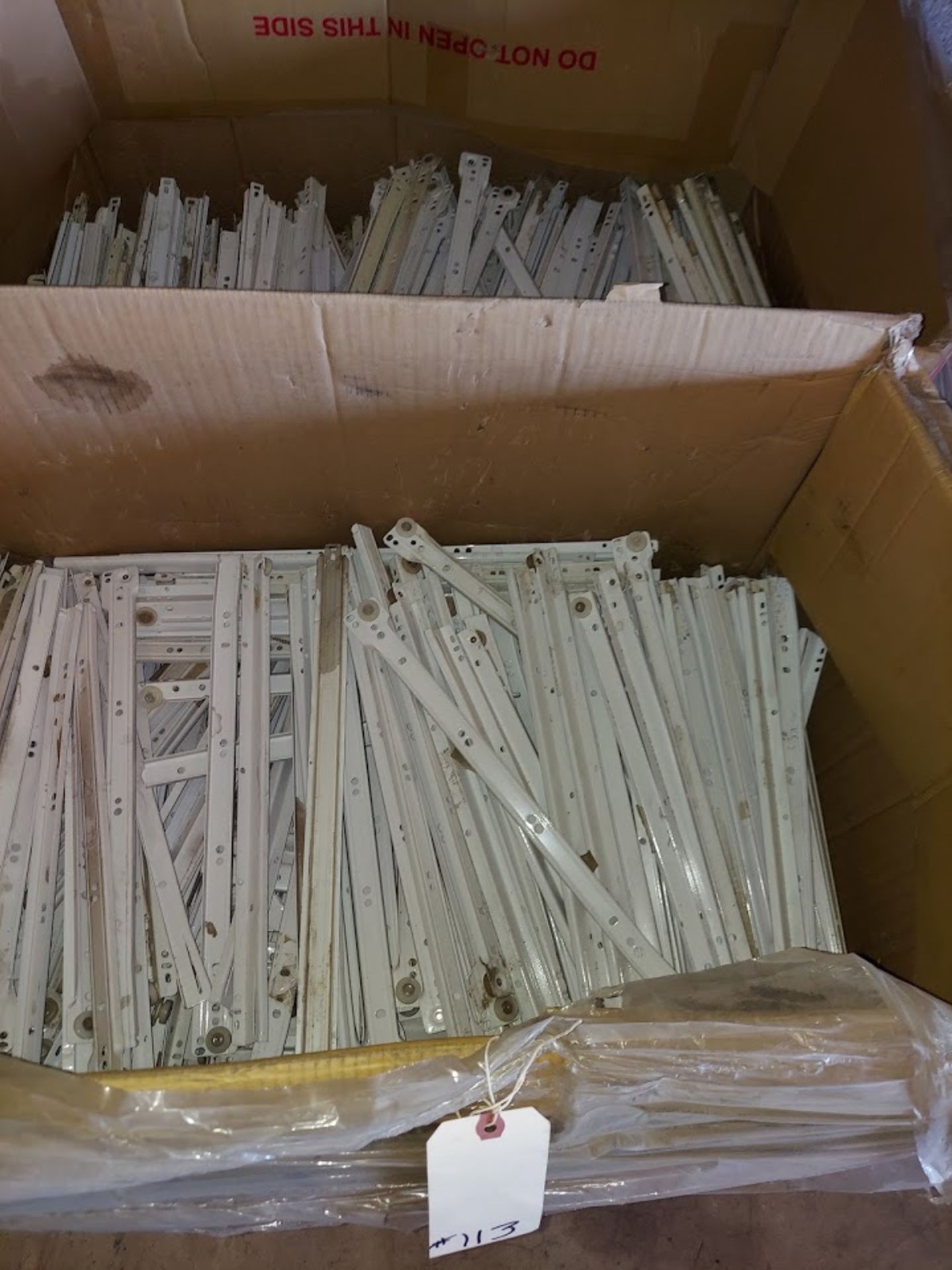 Pallet of White Drawer Slides, 2 - Boxes