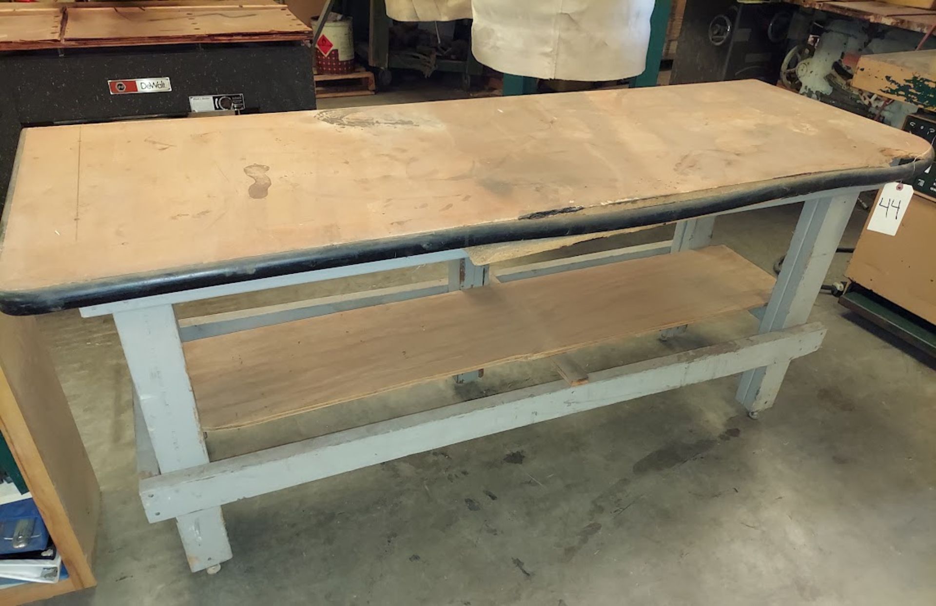 Wooden Work Bench, 26" x 76" x 34" Tall