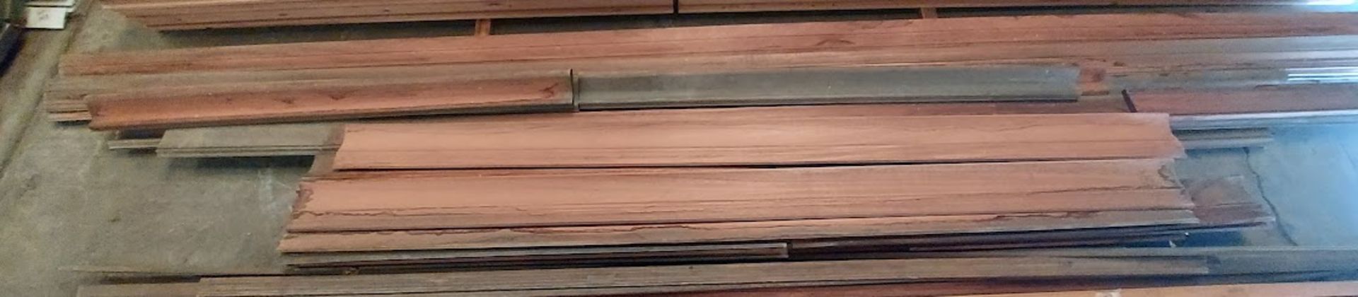 6-3/4" African Mahogany Crown Molding 8' Lengths, 2-1/4" African Mahogany & 5" African Mahogany