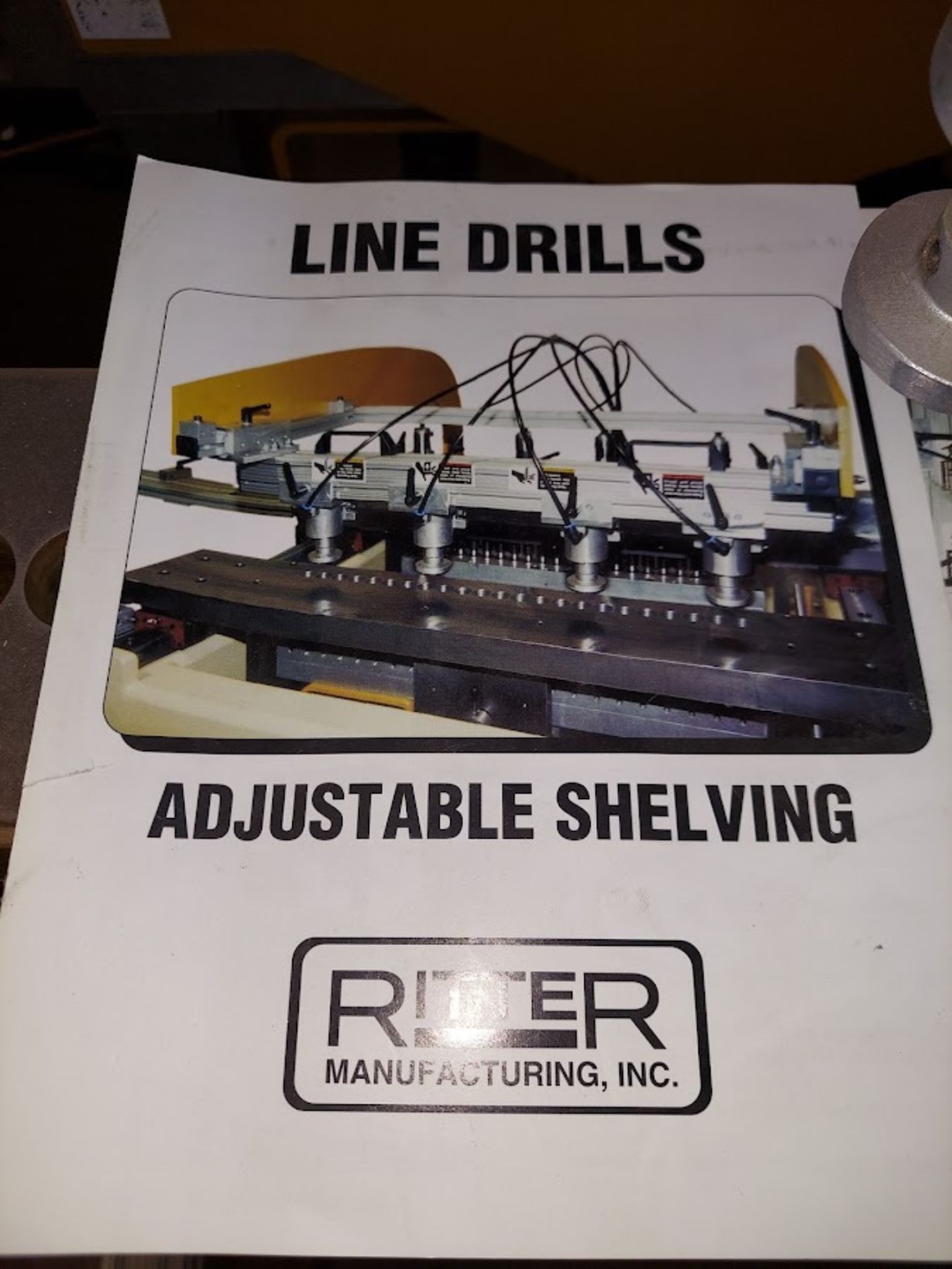 Ritter 42 Spindle Line Boring Machine with Extended Fence Rails, Model #R-42-3, 2-Lesson 3 Hp 230 - Image 5 of 10