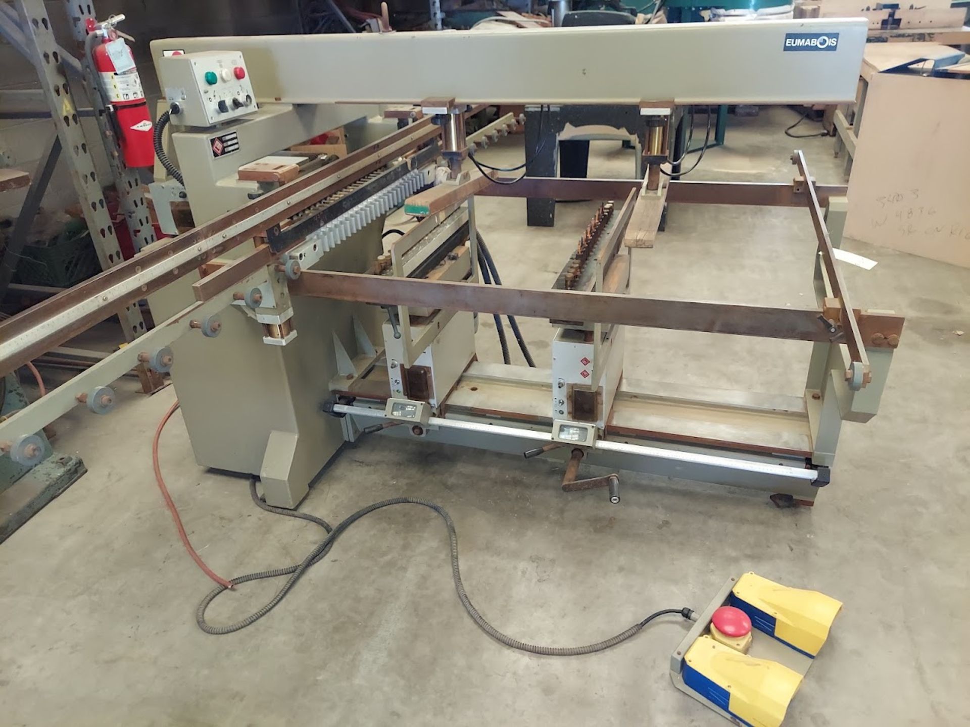 Busellato Dowel Boring Machine, 2 - Drill Units From Bottom, 1 Drill Unit From The Face Side, Each - Image 2 of 7