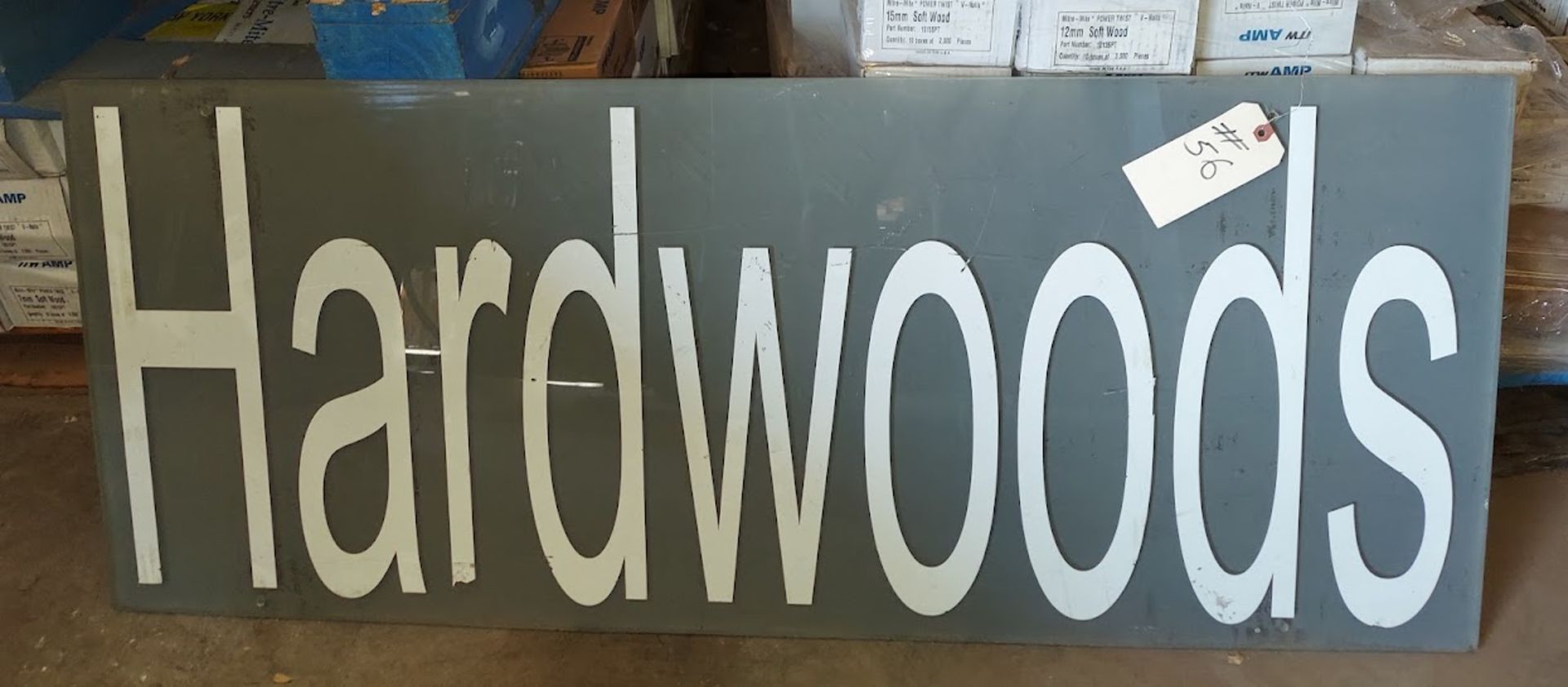 Hardwoods Sign, 20" x 48"